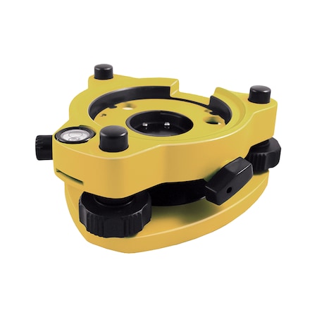 Sitepro 1200 Swiss-Style Tribrach W/ Optical Plummet, Yellow 05-1200-Y